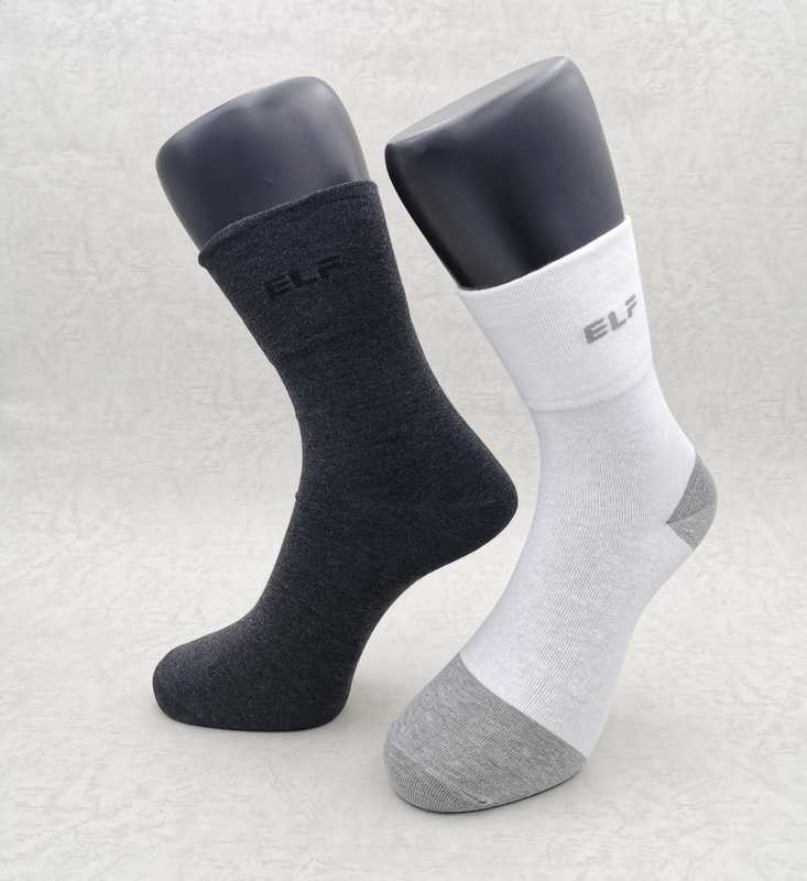 7012 竹炭寬口無痕休閒除臭襪 - 4 色