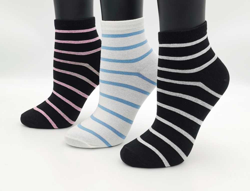 6058 斑馬細針淑女襪