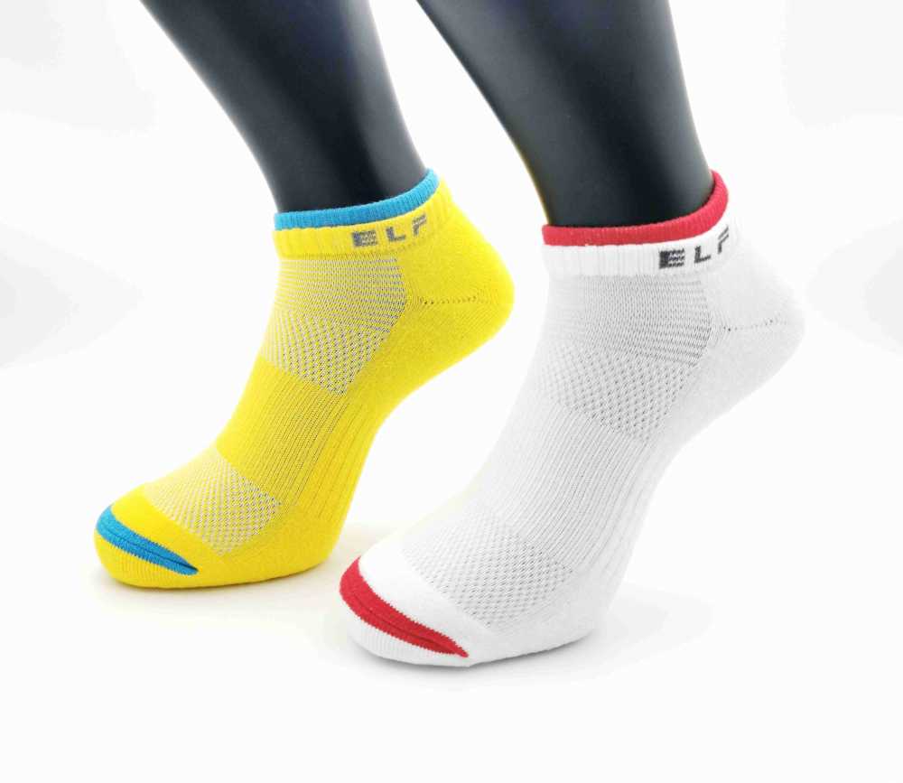 6427-6 節色船形運動襪- 6雙入特惠組(混色出貨)