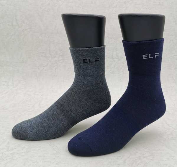 6016 中性寬口休閒男襪（細針薄）