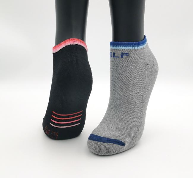 6432 彩虹船型氣墊運動襪