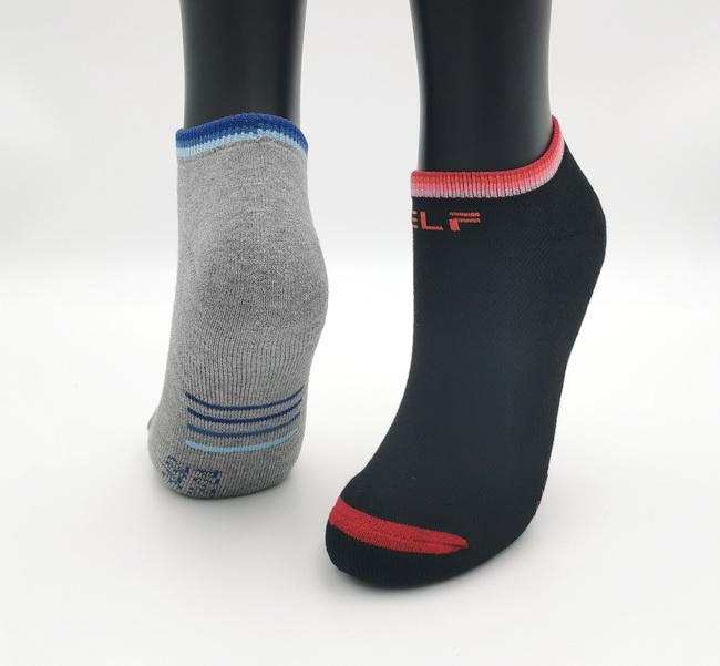 6432 彩虹船型氣墊運動襪