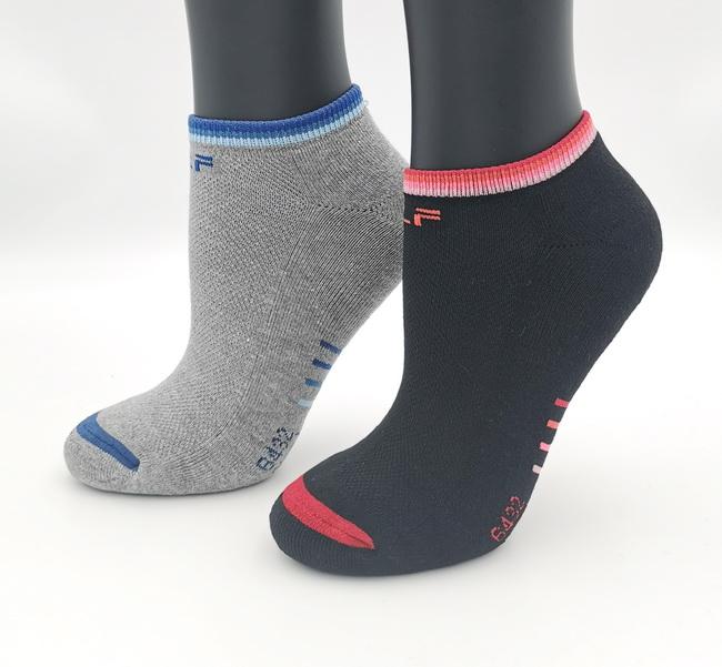 6432 彩虹船型氣墊運動襪