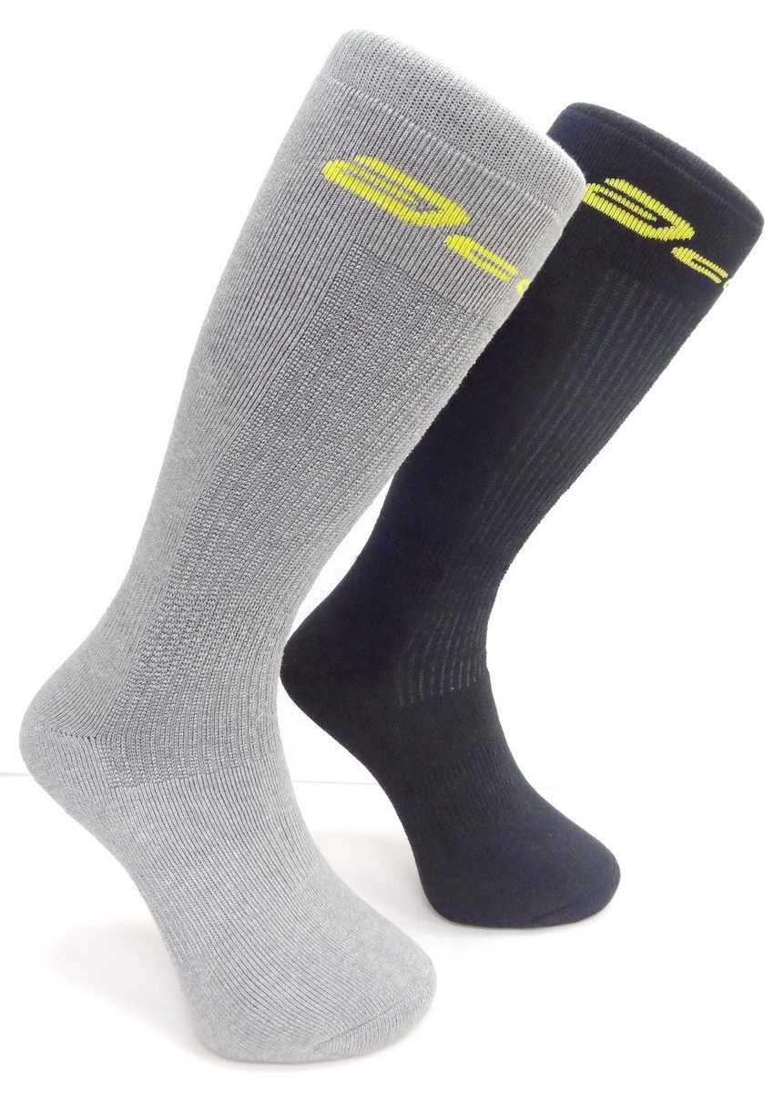 5816 竹炭長統氣墊登山雪襪 - 全起毛超級保暖!