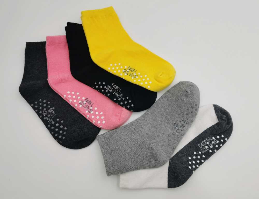 6486L 素面造型止滑童襪 ( L )