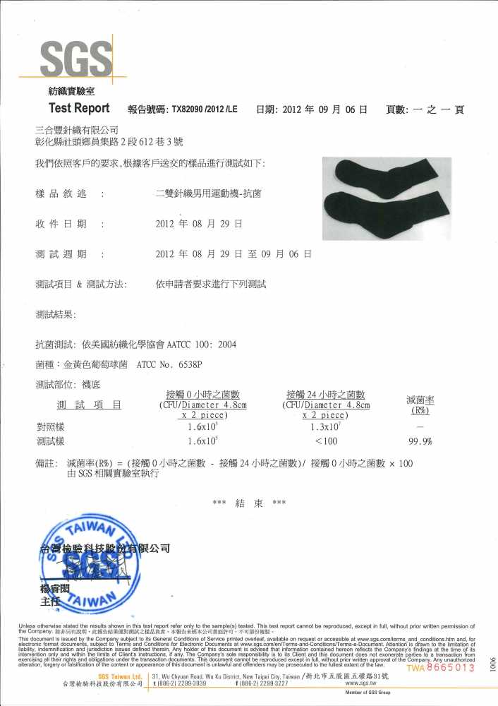 1040M 專業抗菌除臭運動踝襪