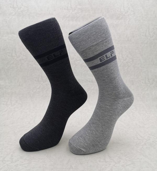 5022 竹炭二橫紋男休閒襪
