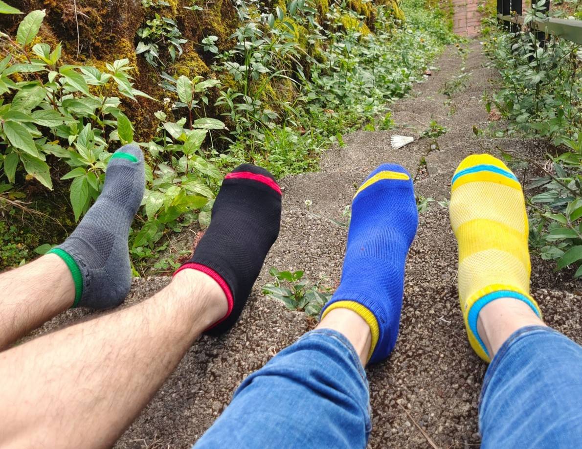 6427 節色船形運動襪