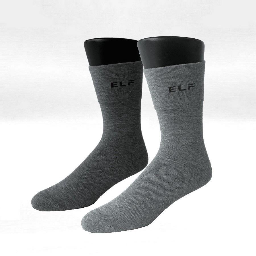 36016L 中性寬口休閒男襪（細針薄）加大款