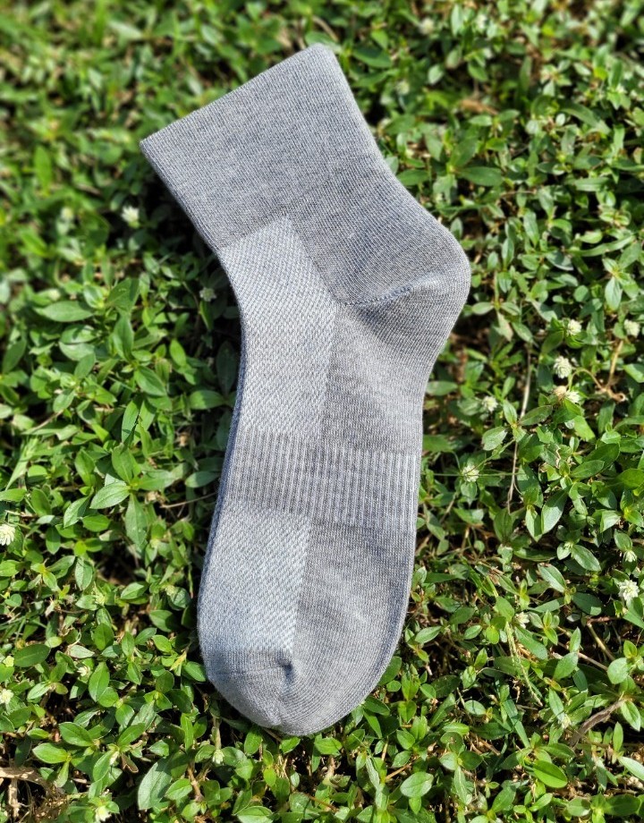 1347 純棉素色寬口無痕休閒襪