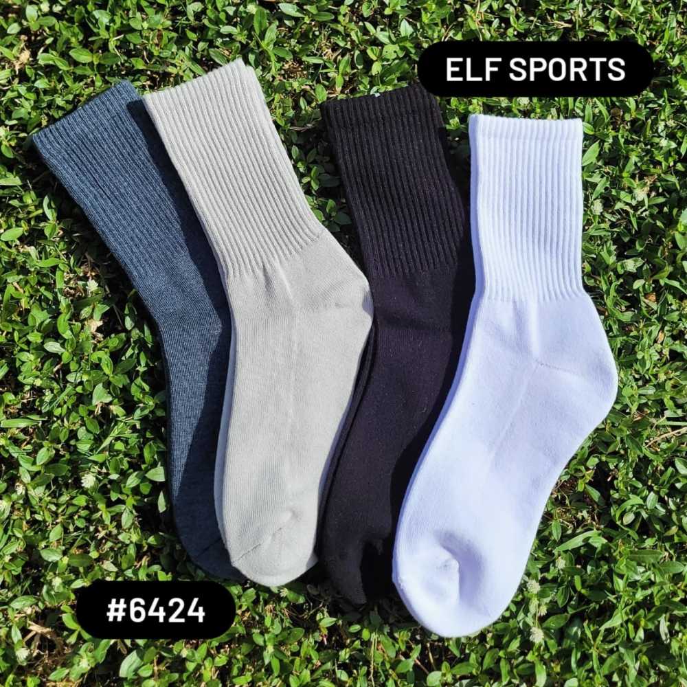 6424-1 中性等長氣墊運動襪（ 無LOGO ）