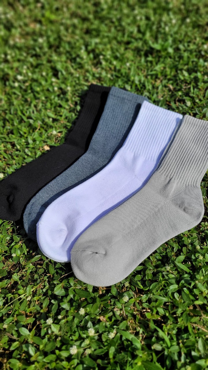 6424-1 中性等長氣墊運動襪（ 無LOGO ）