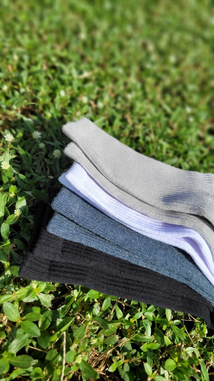 6424-1 中性等長氣墊運動襪（ 無LOGO ）